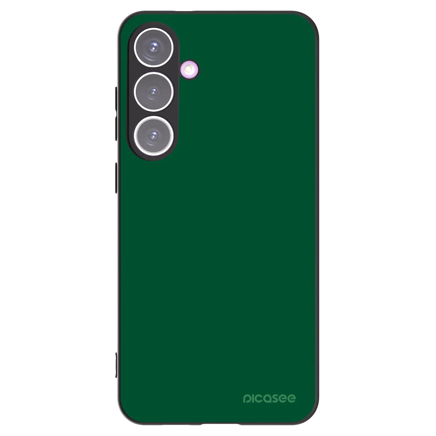 Picasee Samsung Galaxy S24+ S926B 5G Hülle - Schwarzes Silikon - Green Gleam