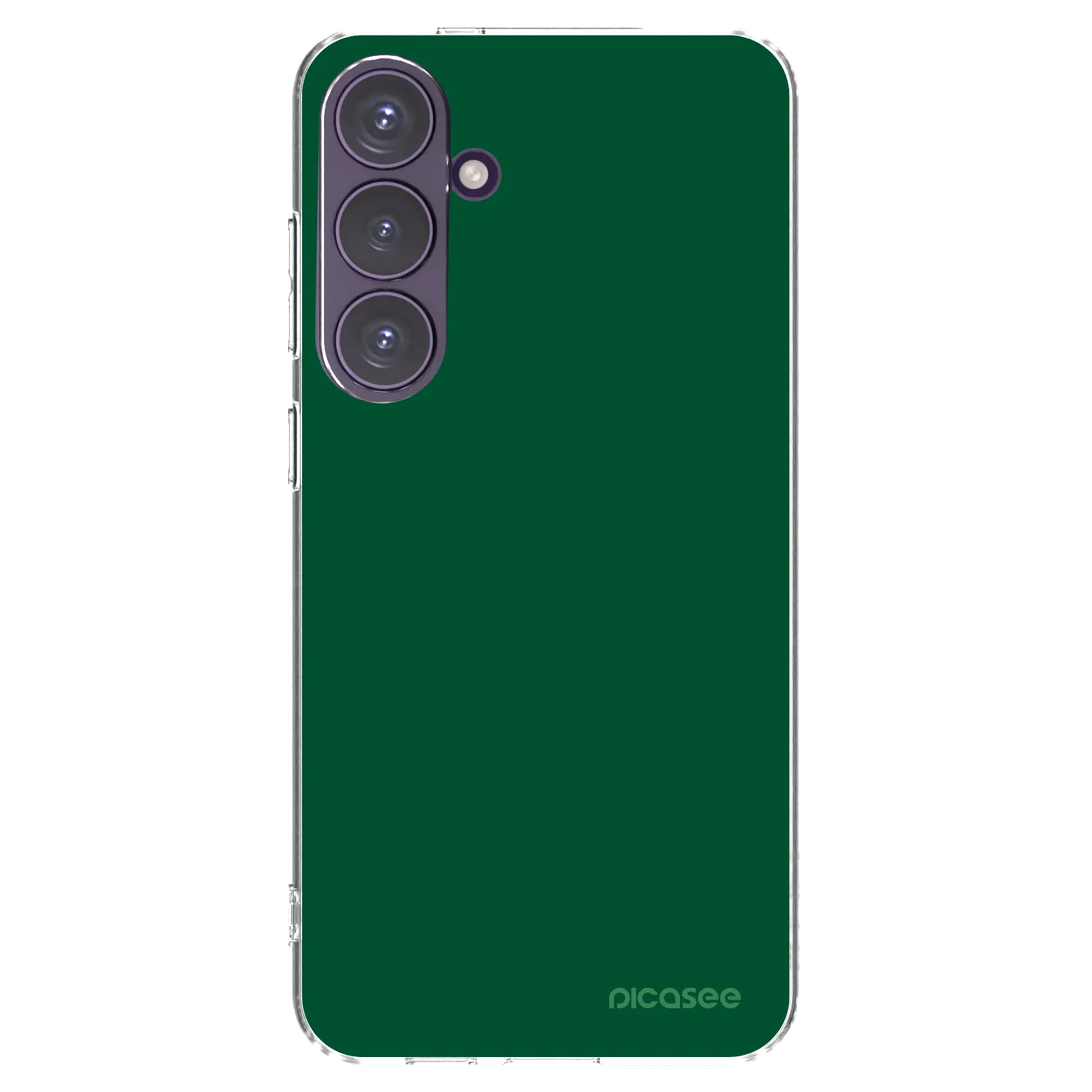 Picasee Samsung Galaxy S24+ S926B 5G Hülle - Transparentes Silikon - Green Gleam