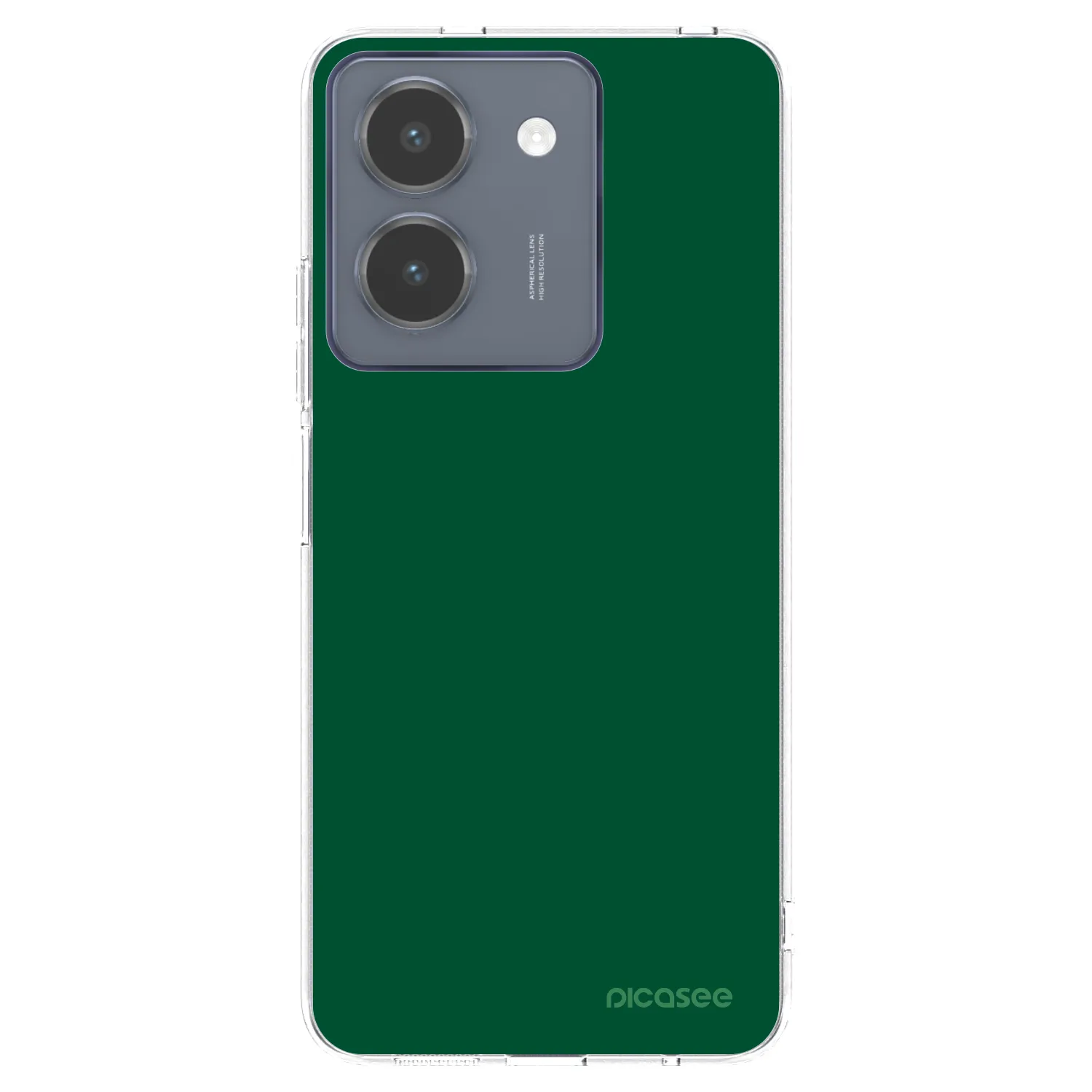 Picasee Vivo Y36 4G Hülle - Transparentes Silikon - Green Gleam