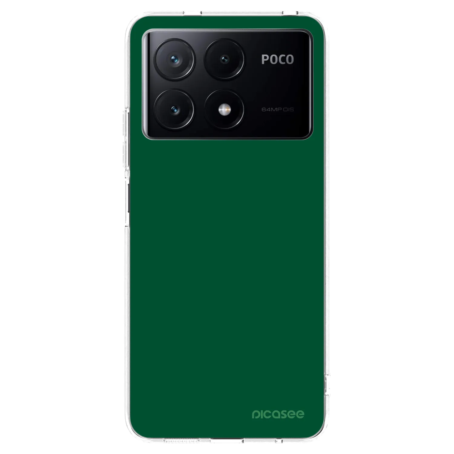 Picasee Xiaomi Poco X6 Pro Hülle - Transparentes Silikon - Green Gleam