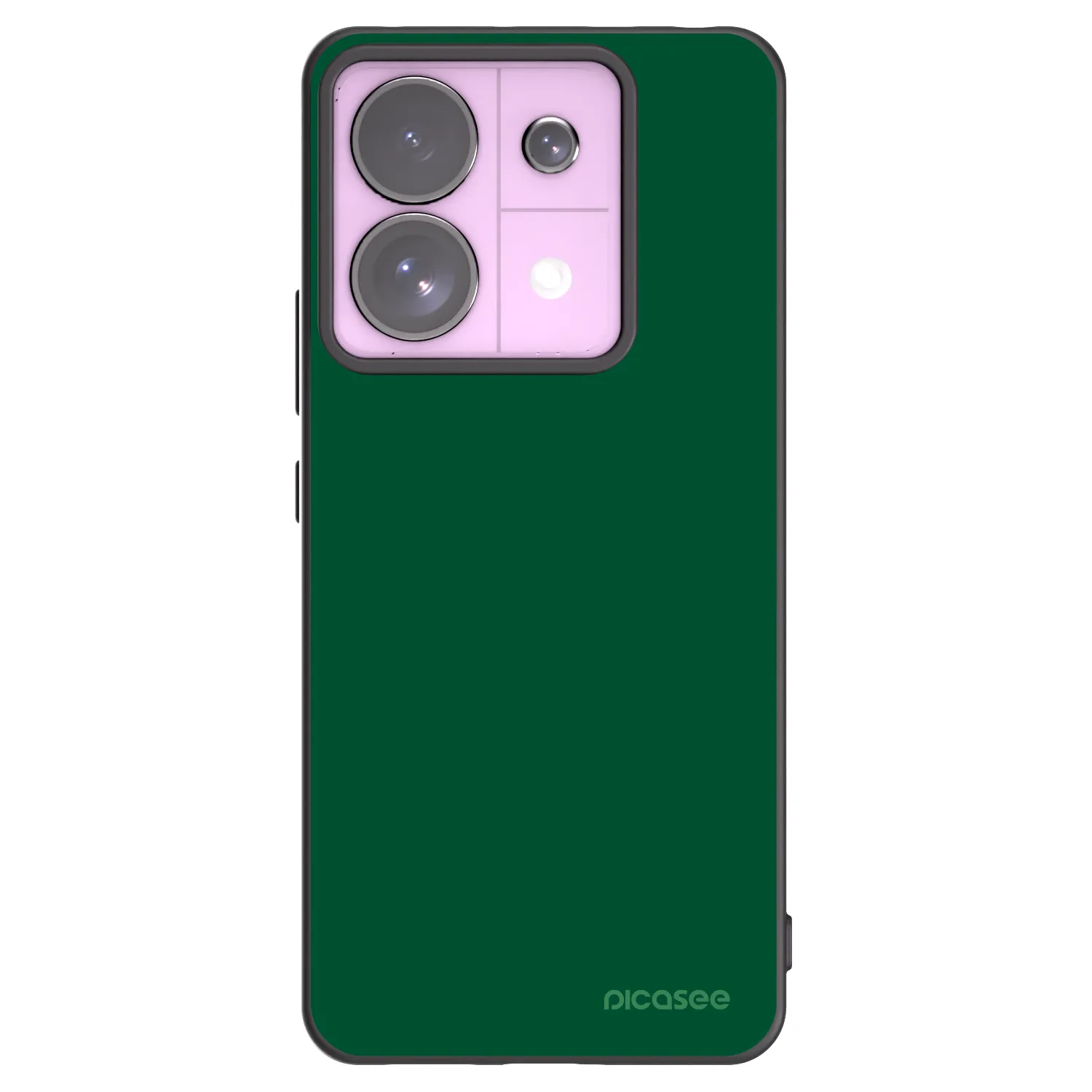 Picasee Xiaomi Redmi Note 13 Pro 5G Hülle - Schwarzes Silikon - Green Gleam