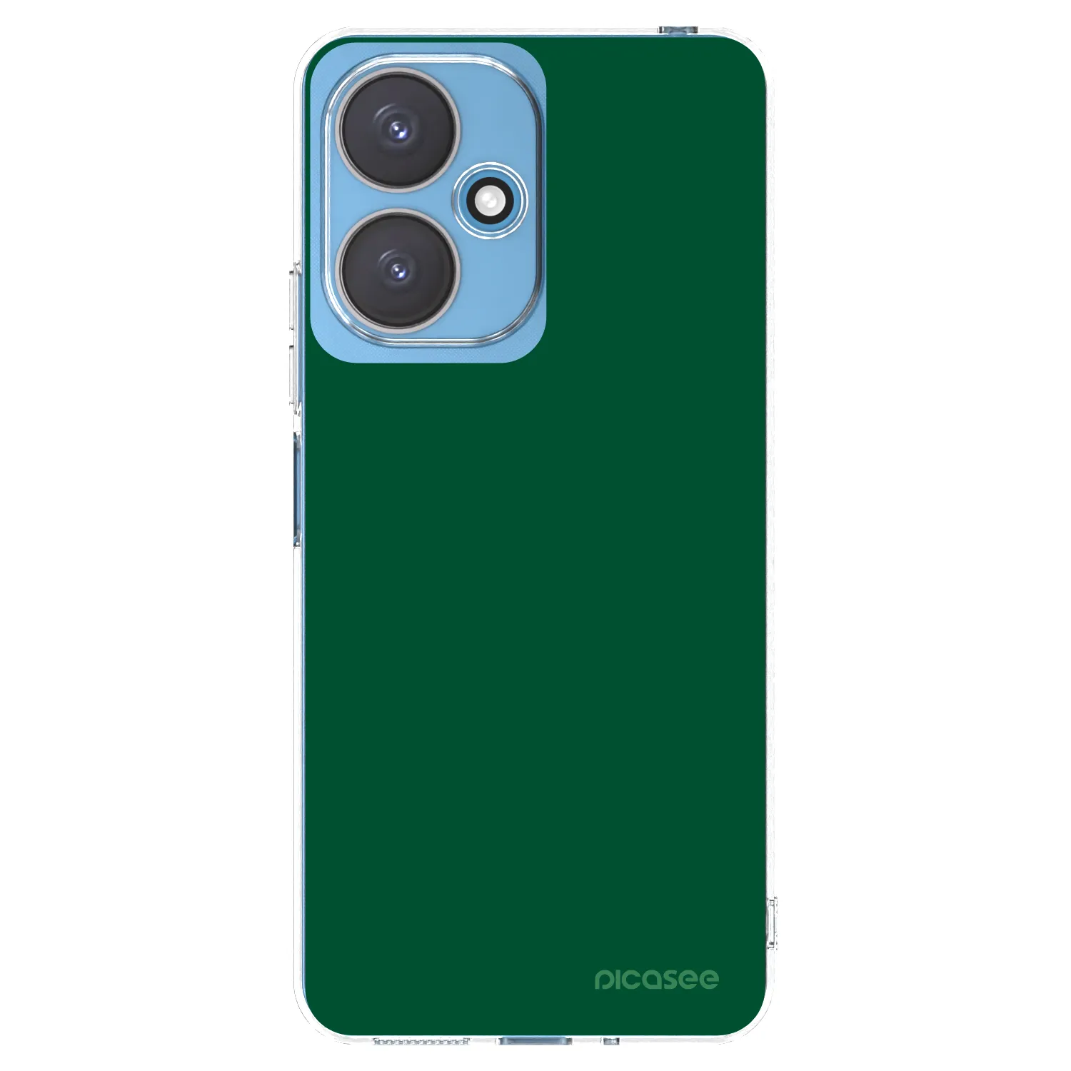 Picasee Xiaomi Redmi 13C 5G Hülle - Transparentes Silikon - Green Gleam