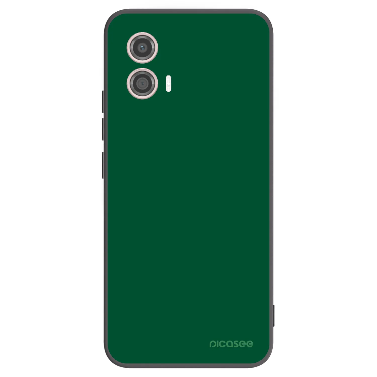 Picasee Motorola Moto G53 5G Hülle - Schwarzes Silikon - Green Gleam