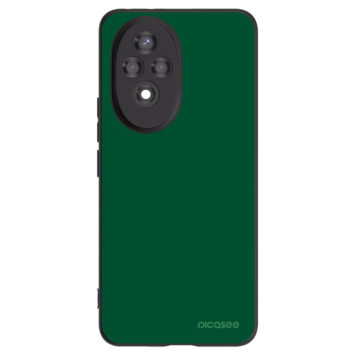 Picasee Honor 200 Pro 5G Hülle - Schwarzes Silikon - Green Gleam