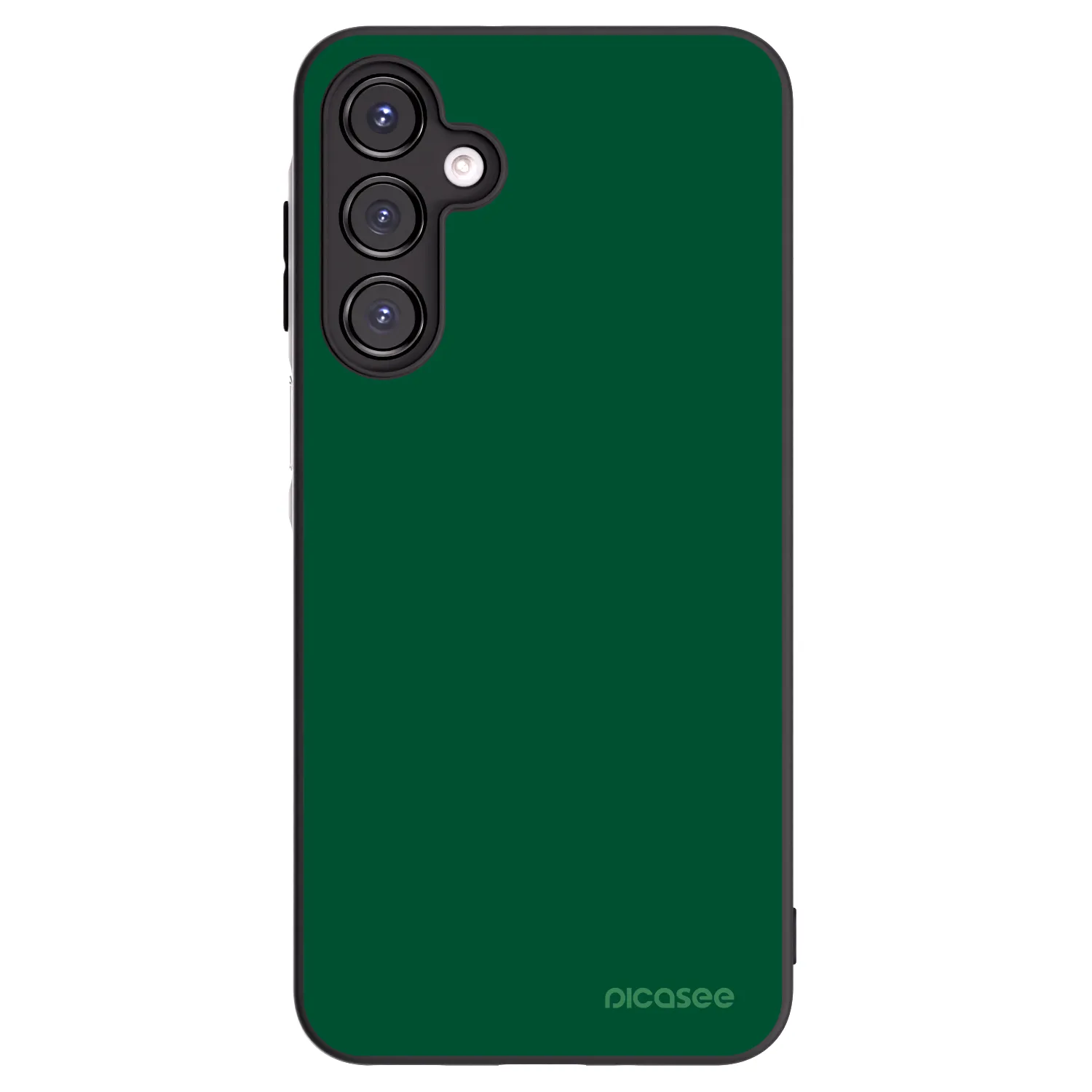 Picasee Samsung Galaxy A16 5G Hülle - Schwarzes Silikon - Green Gleam