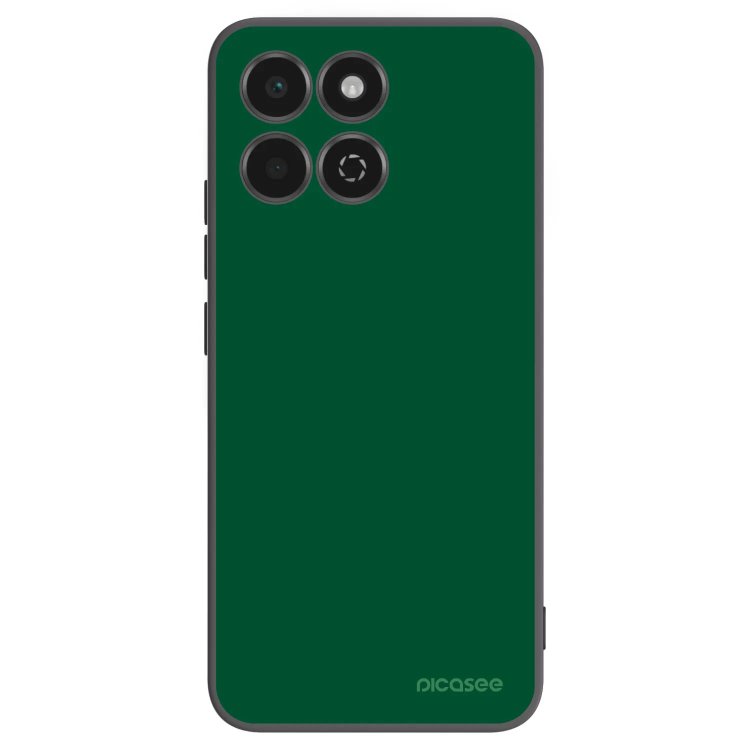 Picasee Honor 200 Smart 5G Hülle - Schwarzes Silikon - Green Gleam