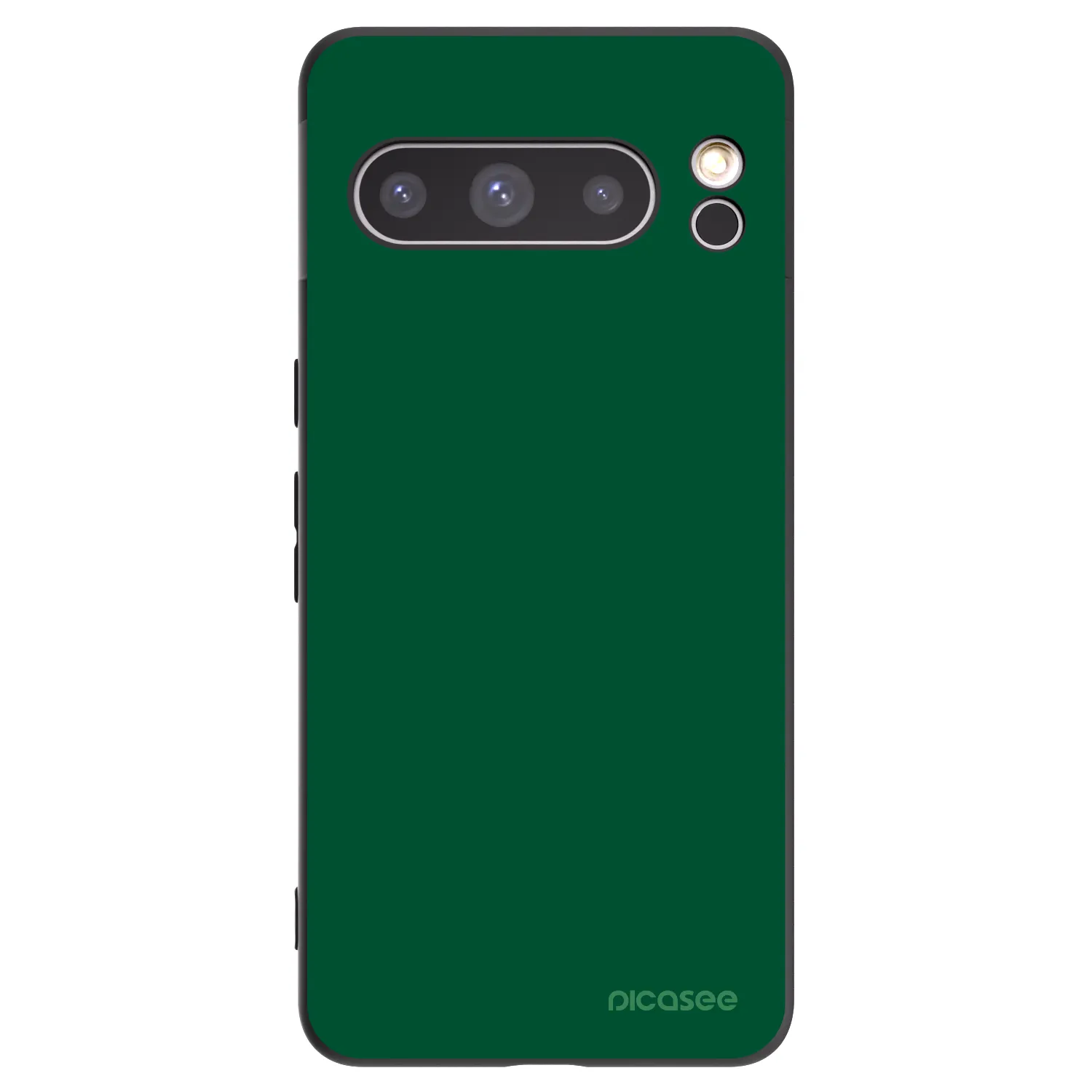 Picasee Google Pixel 8 Pro Hülle - Schwarzes Silikon - Green Gleam