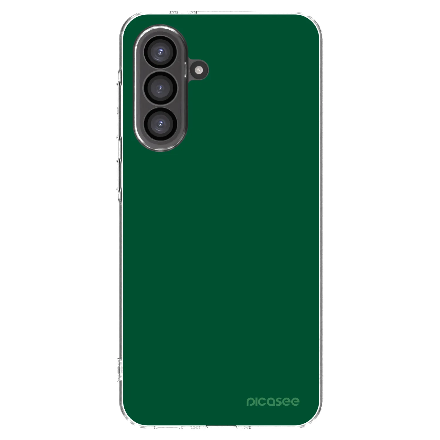Picasee Samsung Galaxy A36 5G Hülle - Transparentes Silikon - Green Gleam