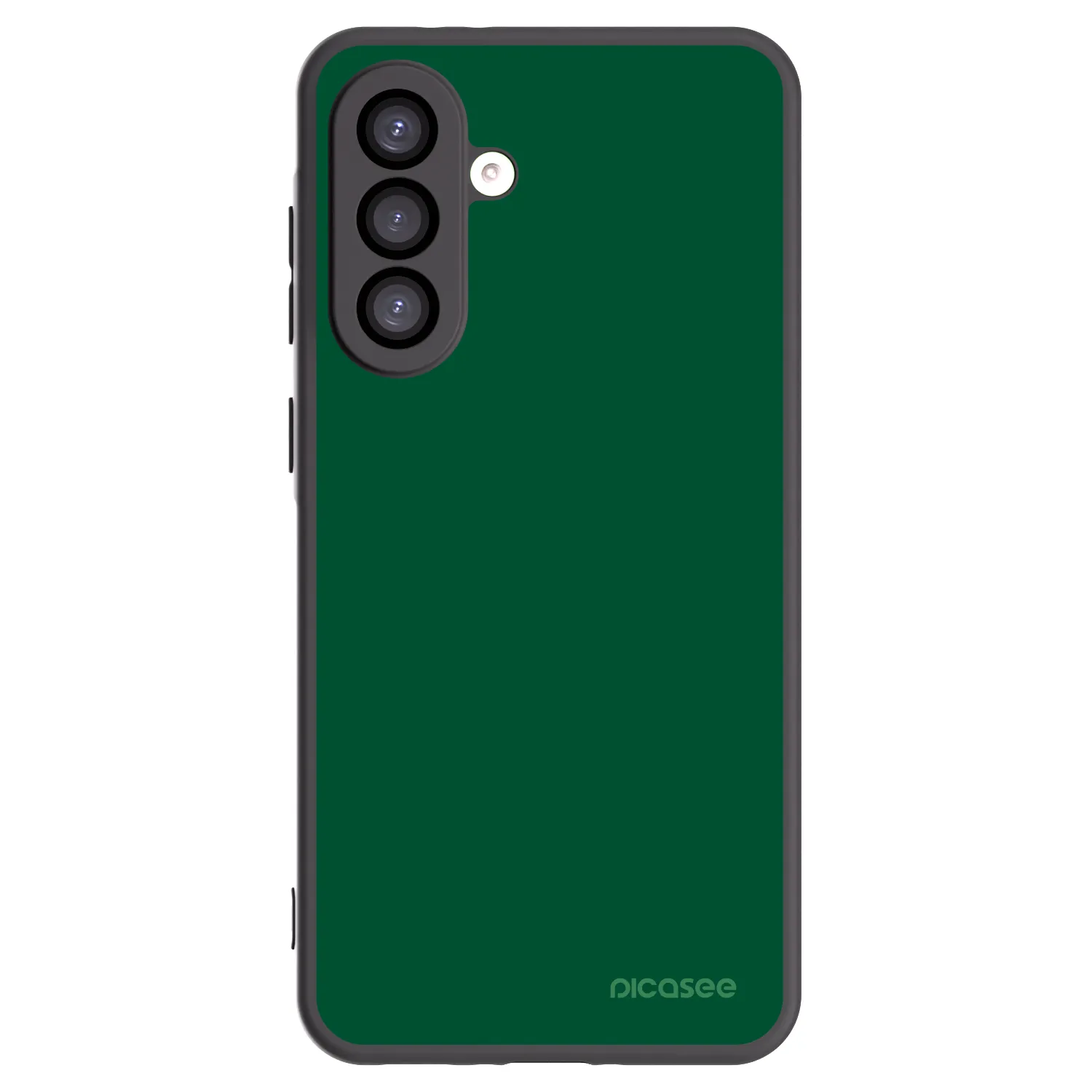 Picasee Samsung Galaxy A26 5G A266B Hülle - Schwarzes Silikon - Green Gleam