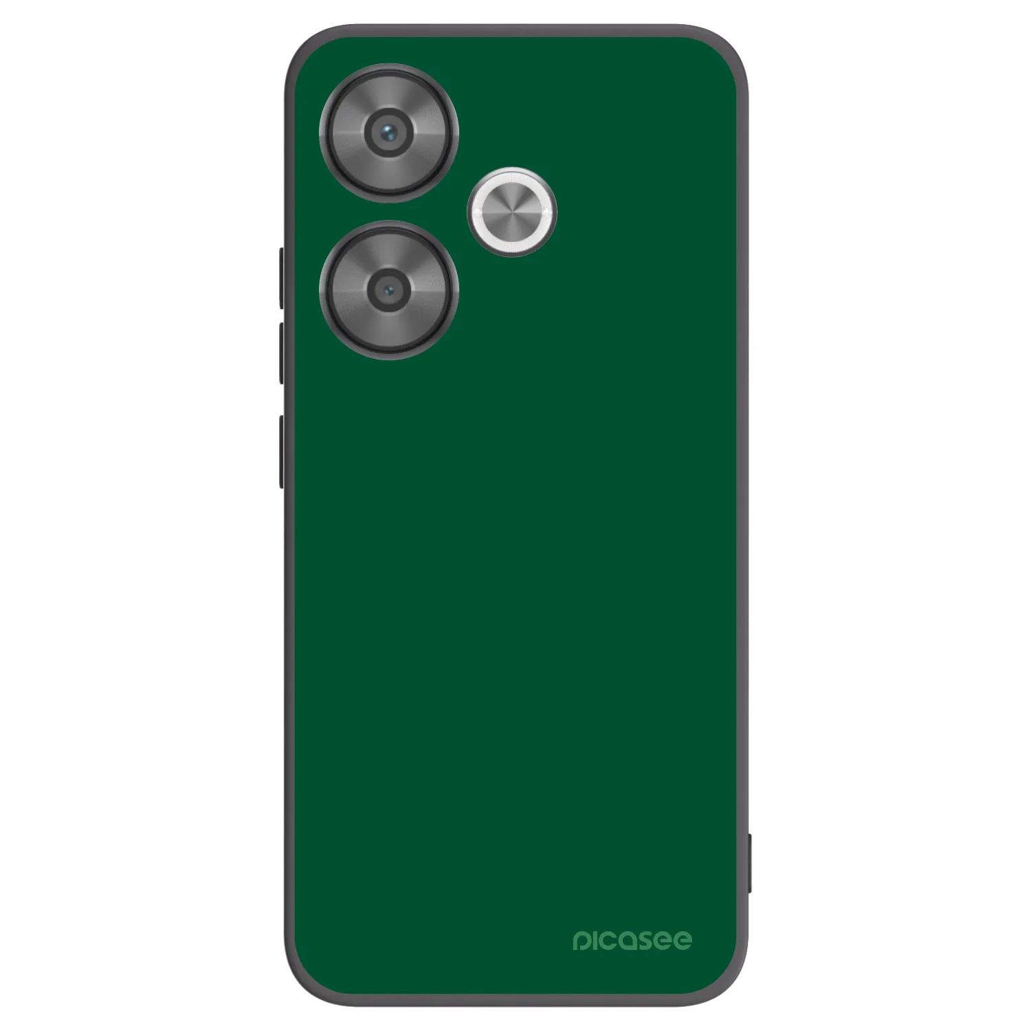 Picasee Xiaomi Poco F6 Hülle - Schwarzes Silikon - Green Gleam