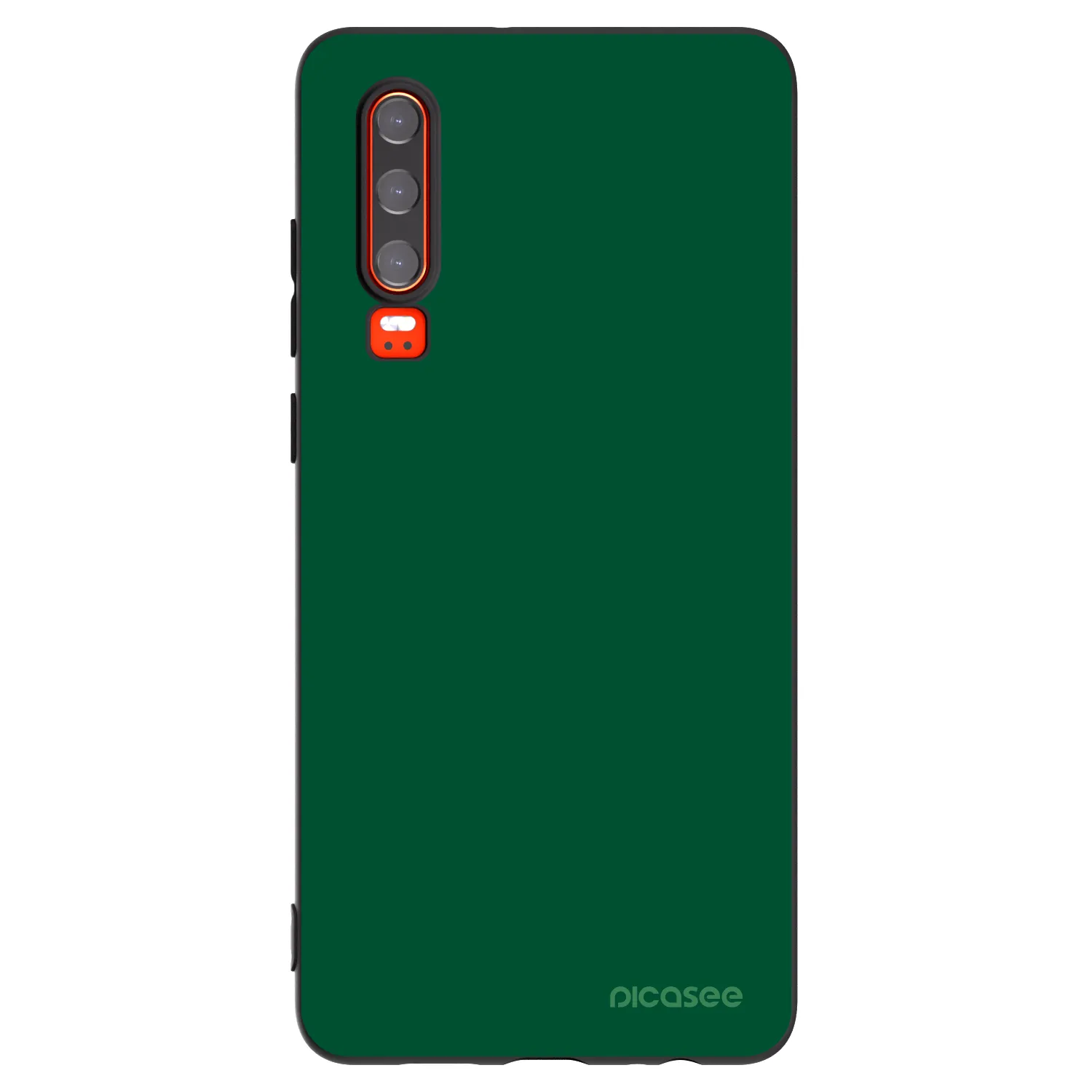 Picasee Huawei P30 Hülle - Schwarzes Silikon - Green Gleam