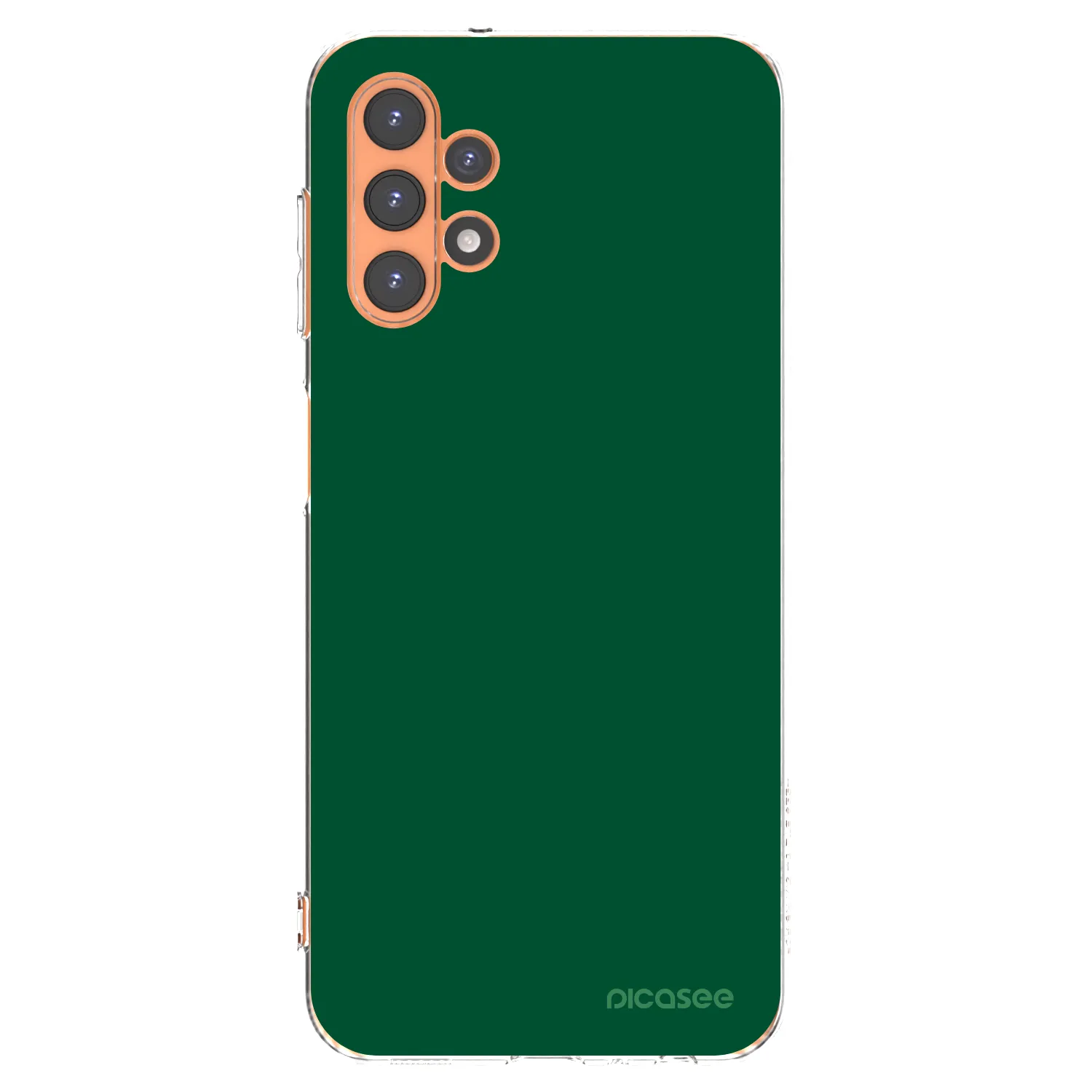 Picasee Samsung Galaxy A13 5G Hülle - Transparentes Silikon - Green Gleam