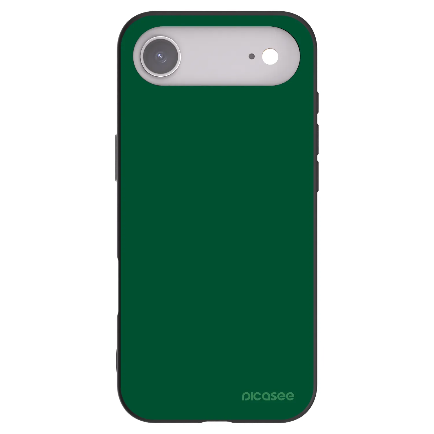 Picasee Apple iPhone Air Hülle - Schwarzes Silikon - Green Gleam