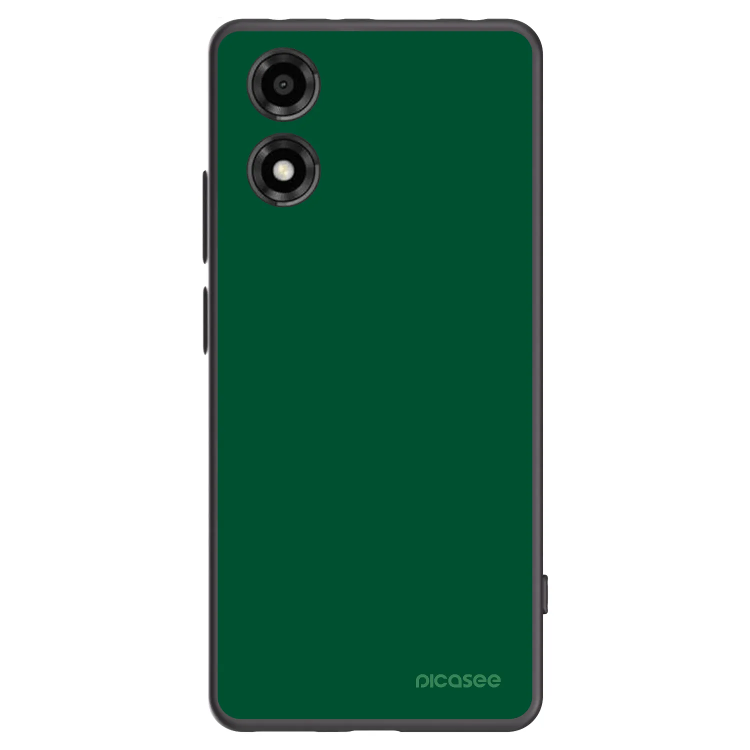 Picasee Motorola Moto E14 Hülle - Schwarzes Silikon - Green Gleam