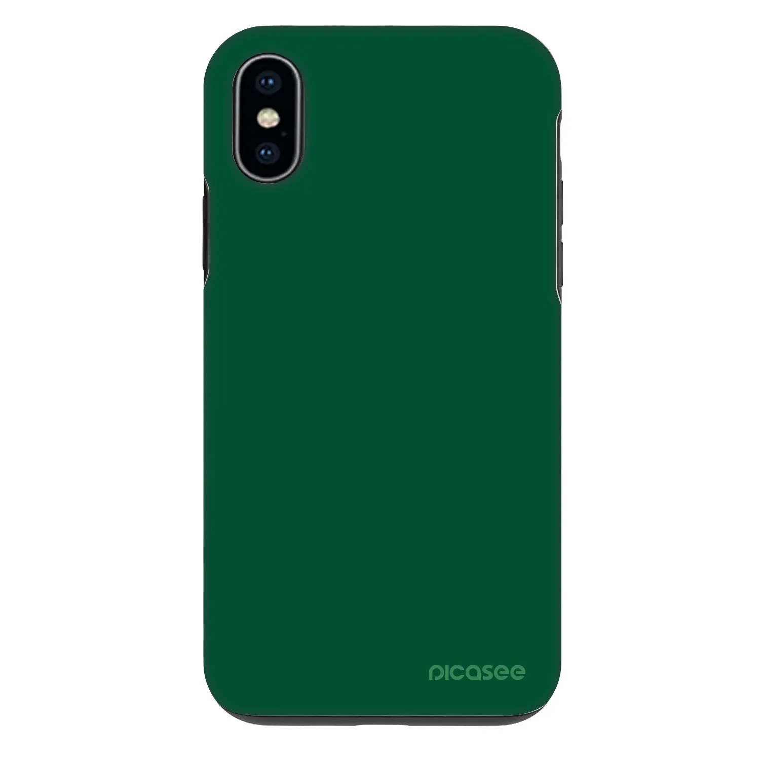 Picasee Fashion Case für Apple iPhone X/XS - Green Gleam