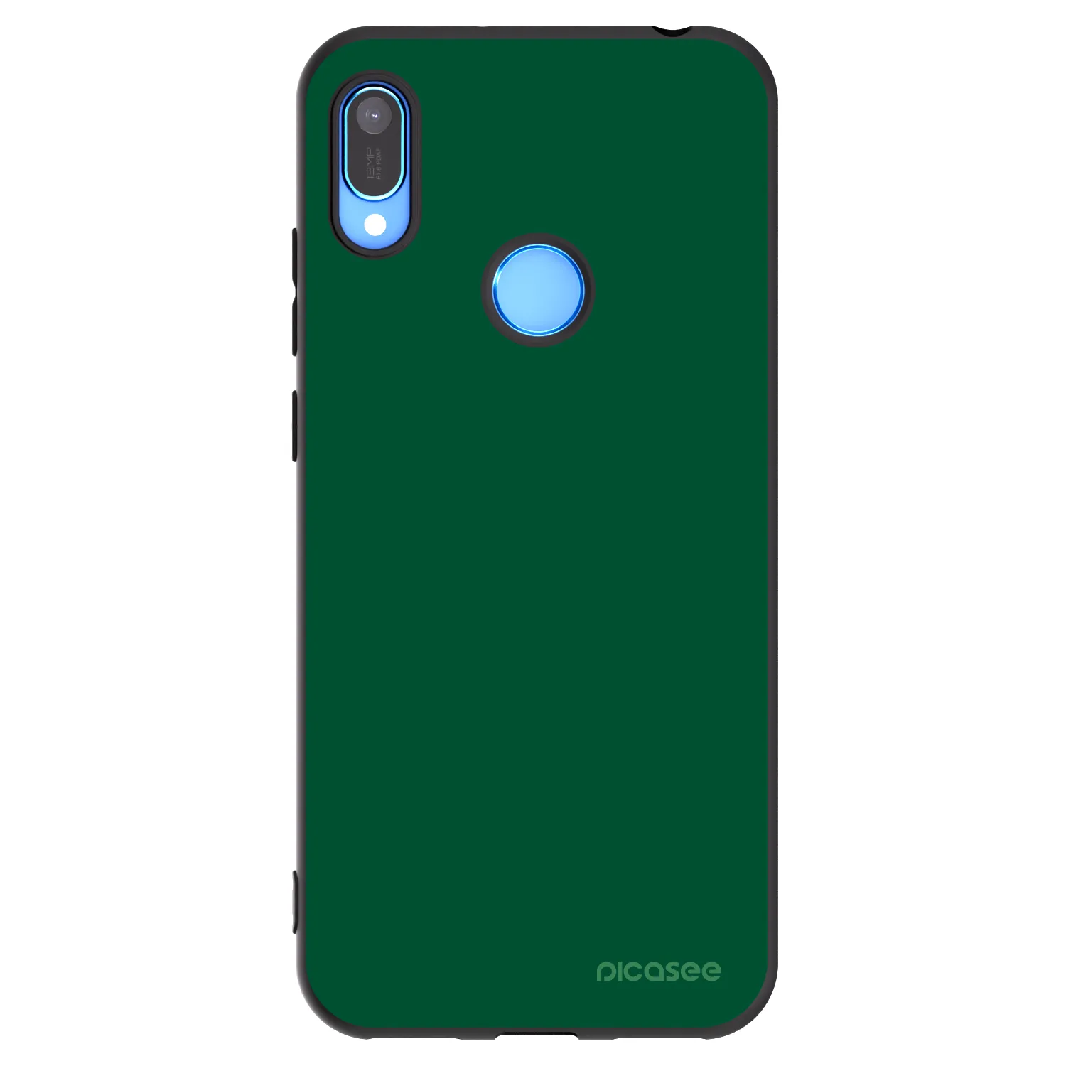 Picasee Huawei Y6 2019 Hülle - Schwarzes Silikon - Green Gleam
