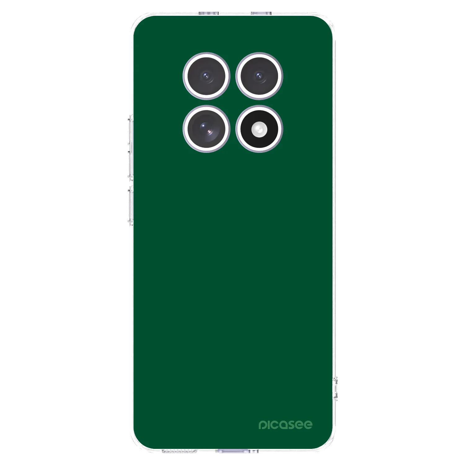 Picasee Xiaomi Redmi Note 15 Hülle - Transparentes Silikon - Green Gleam