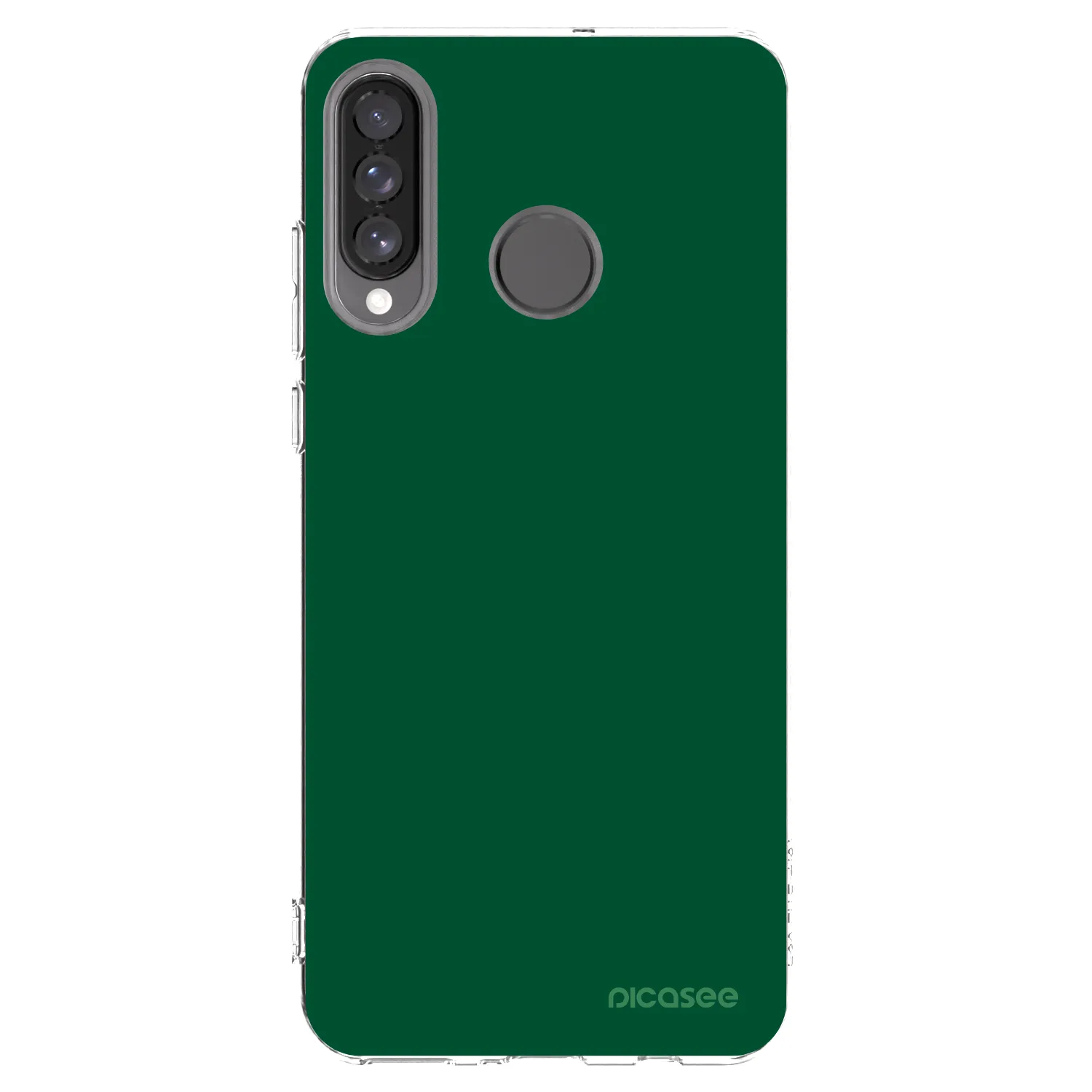 Picasee Huawei P30 Lite Hülle - Transparentes Silikon - Green Gleam