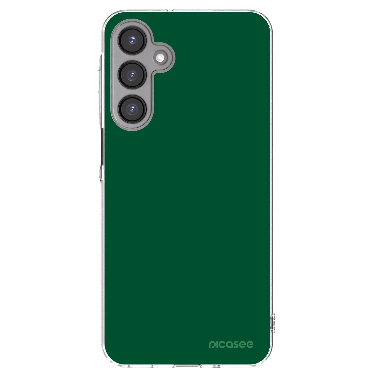 Picasee Samsung Galaxy A16 4G Hülle - Transparentes Silikon - Green Gleam