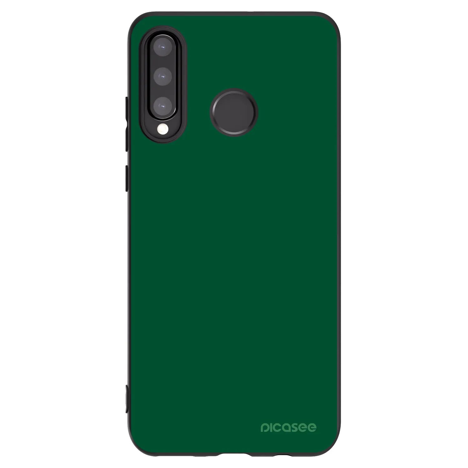 Picasee Huawei P30 Lite Hülle - Schwarzes Silikon - Green Gleam