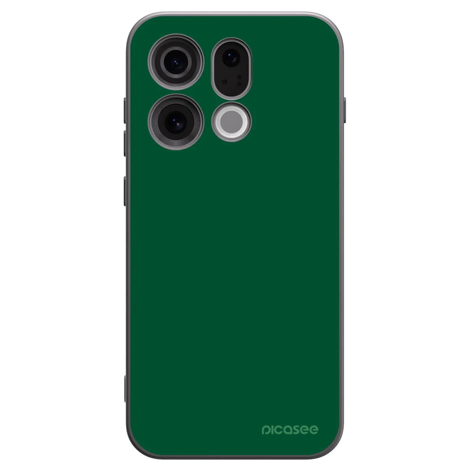 Picasee OPPO Find X9 Hülle - Schwarzes Silikon - Green Gleam