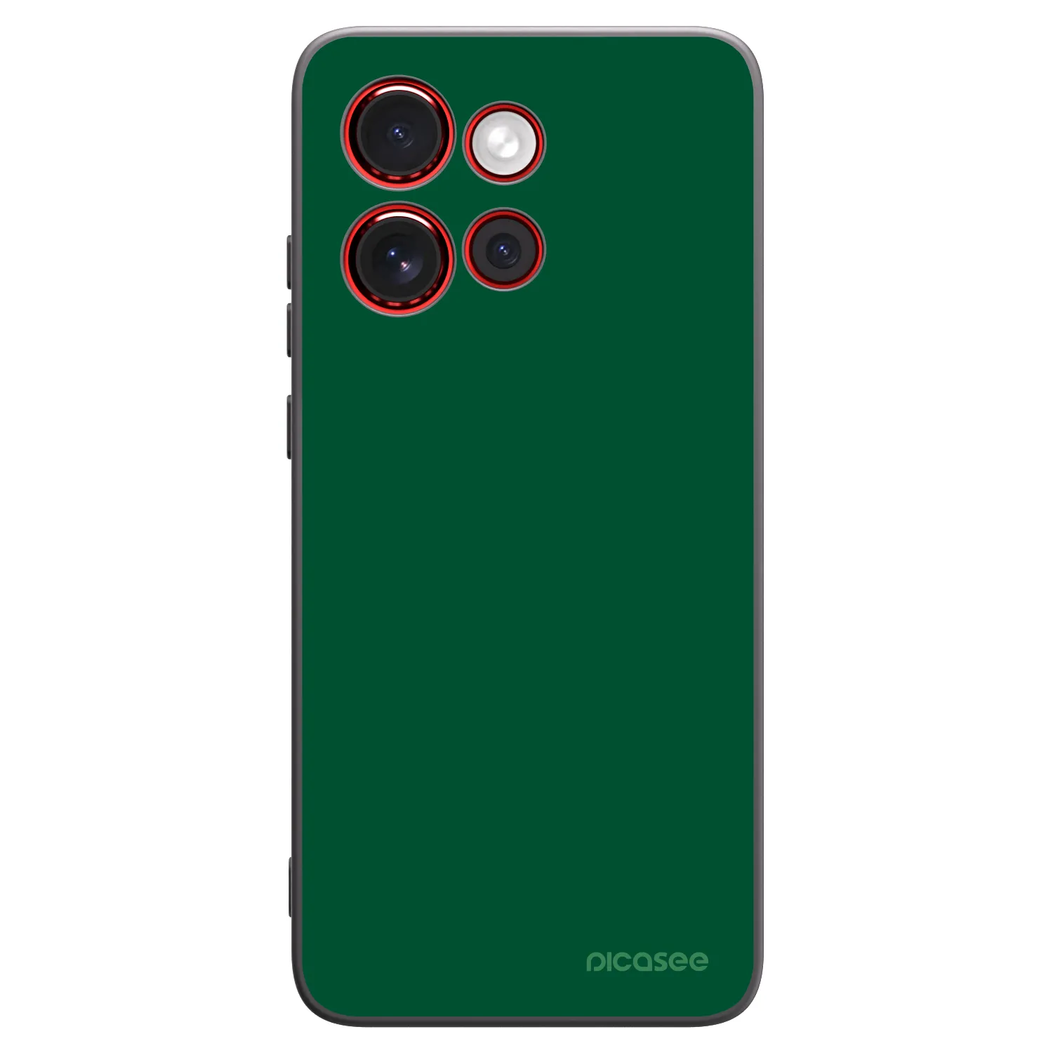Picasee Motorola Edge 60 Neo 5G Hülle - Schwarzes Silikon - Green Gleam