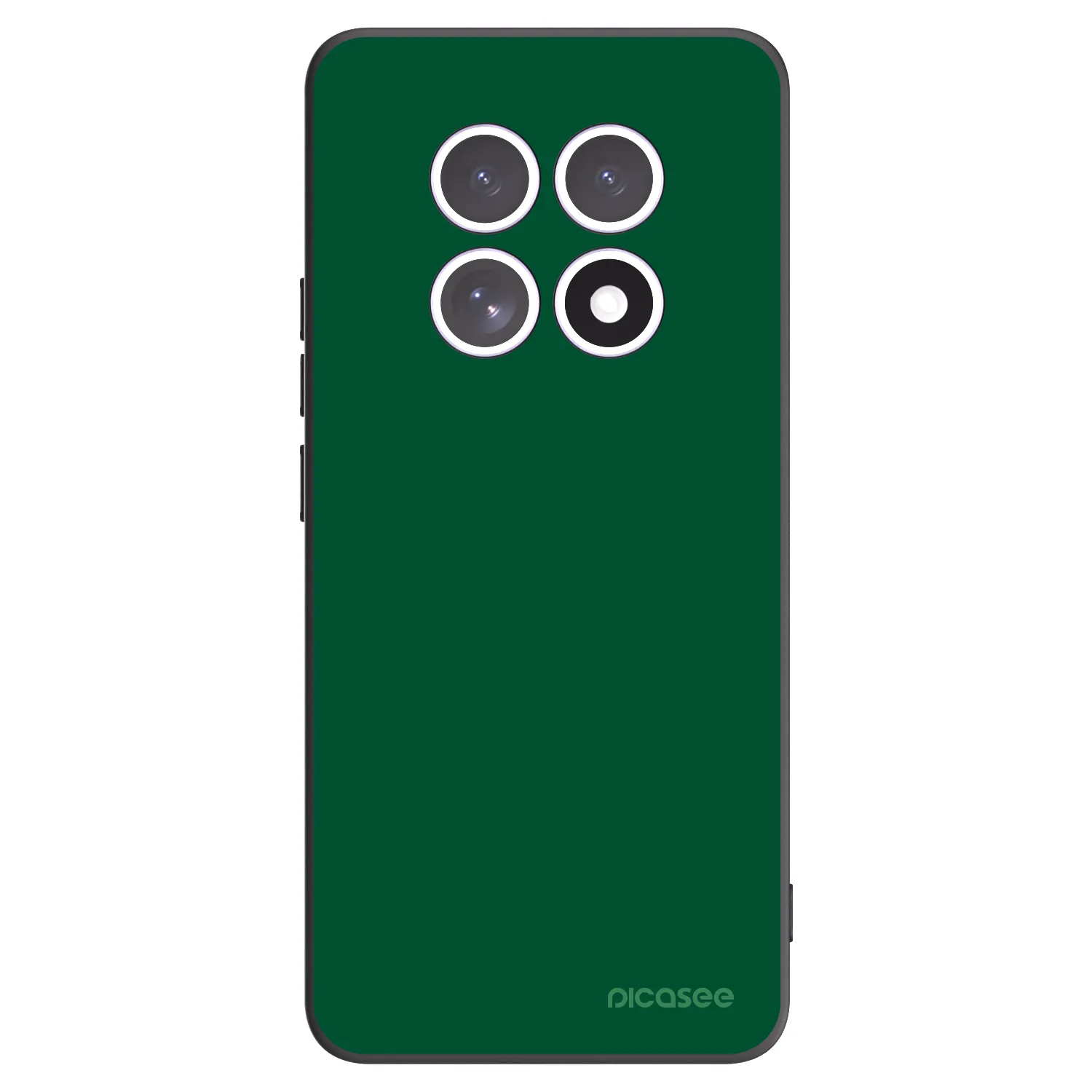Picasee Xiaomi Redmi Note 15 5G Hülle - Schwarzes Silikon - Green Gleam