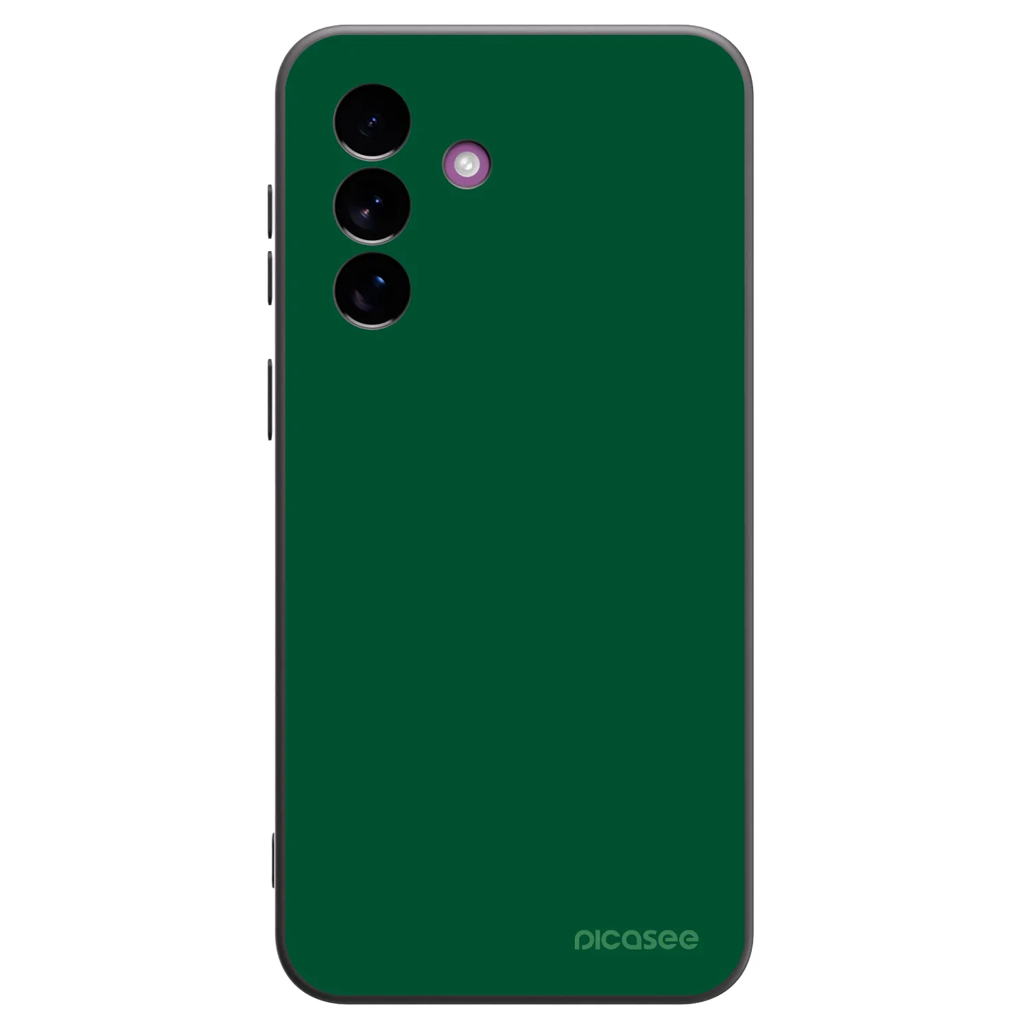 Picasee Samsung Galaxy A37 Hülle - Schwarzes Silikon - Green Gleam