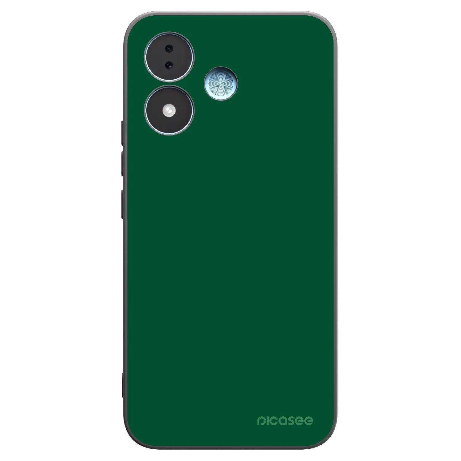 Picasee Xiaomi Redmi Note 17 5G Hülle - Schwarzes Silikon - Green Gleam