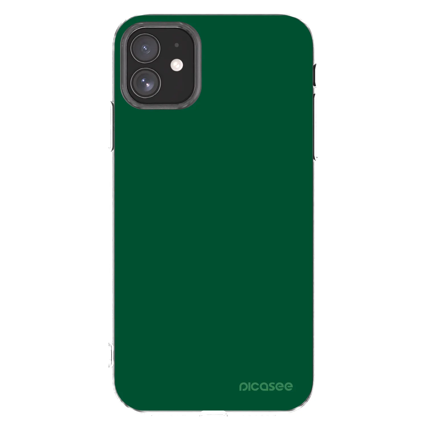 Picasee Apple iPhone 11 Hülle - Transparentes Silikon - Green Gleam