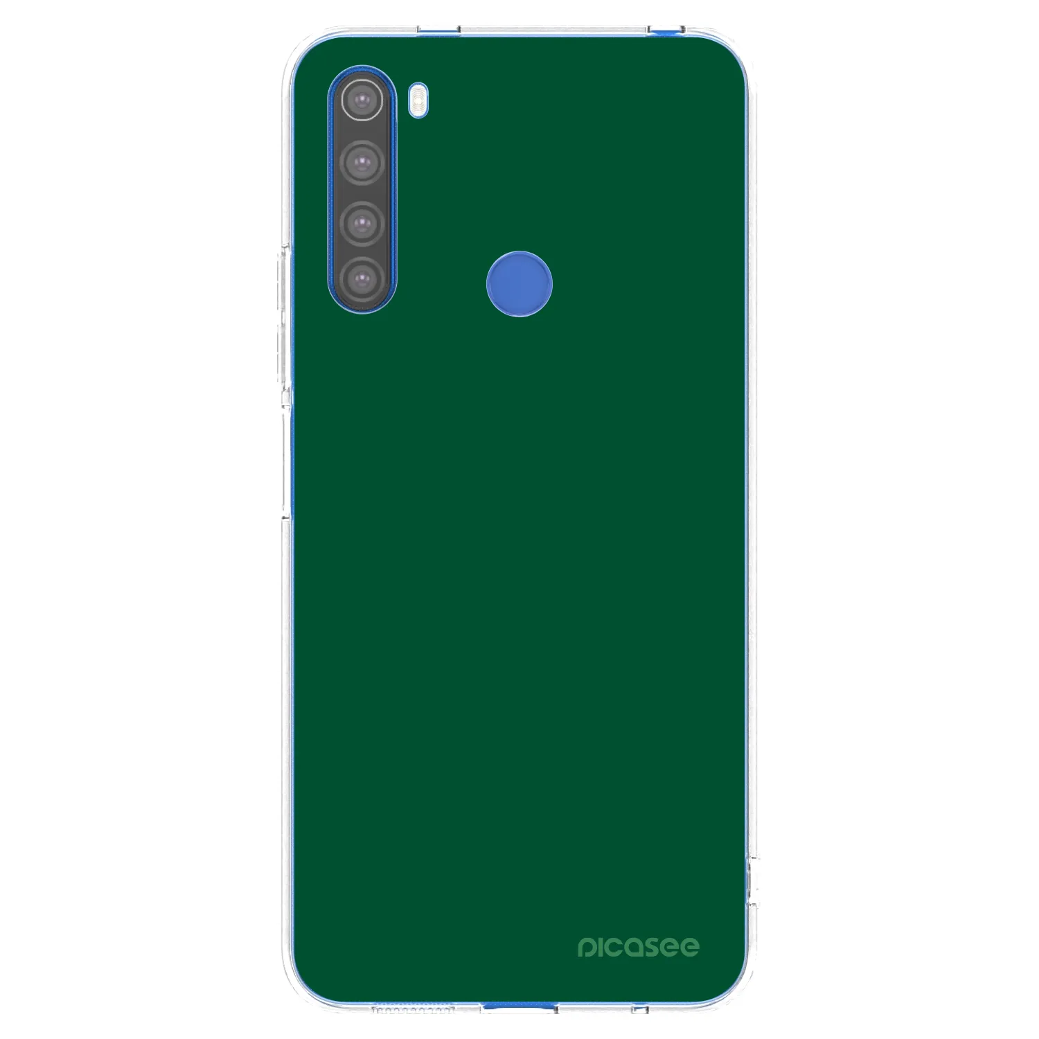 Picasee Xiaomi Redmi Note 8T Hülle - Transparentes Silikon - Green Gleam