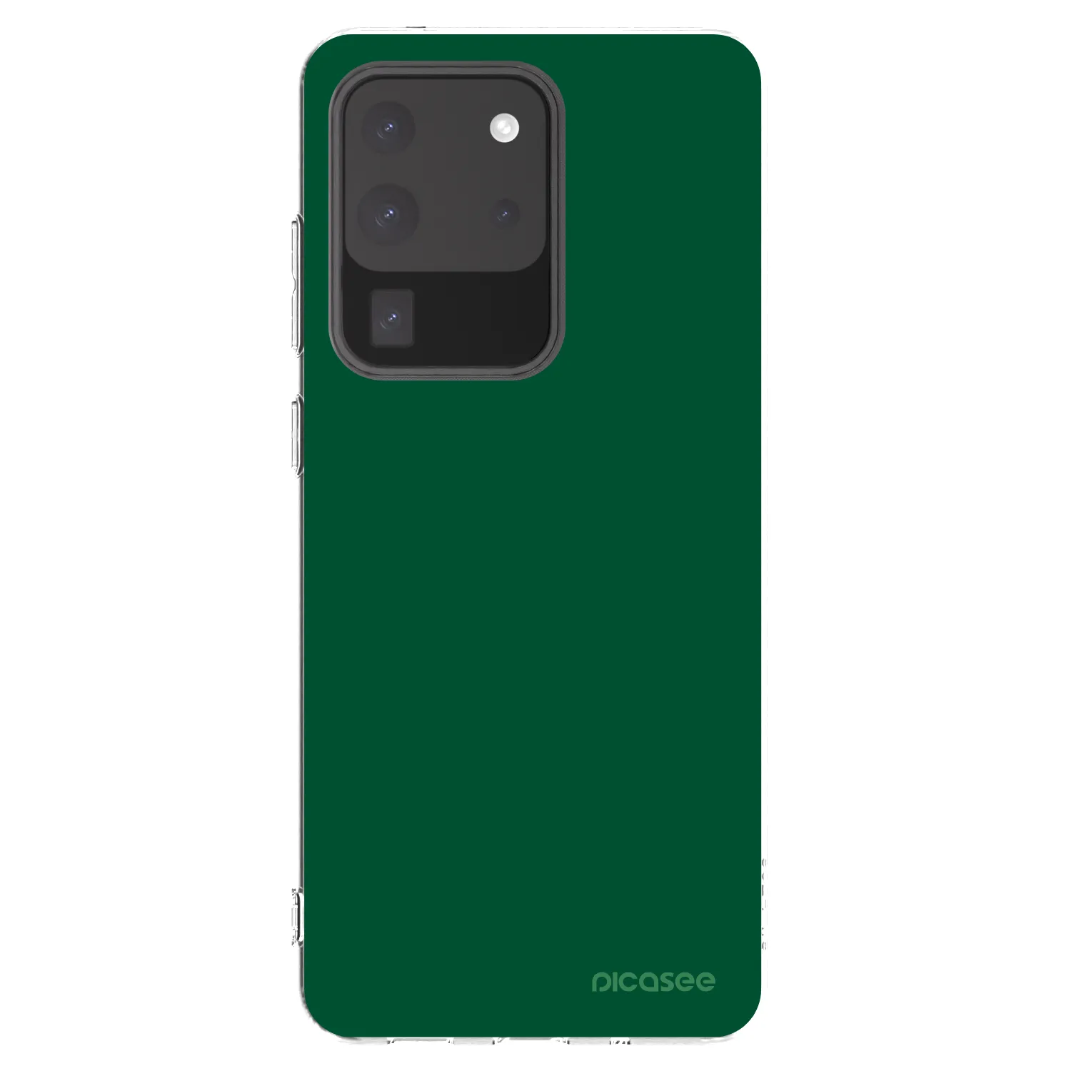 Picasee Samsung Galaxy S20 Ultra 5G G988F Hülle - Transparentes Silikon - Green Gleam