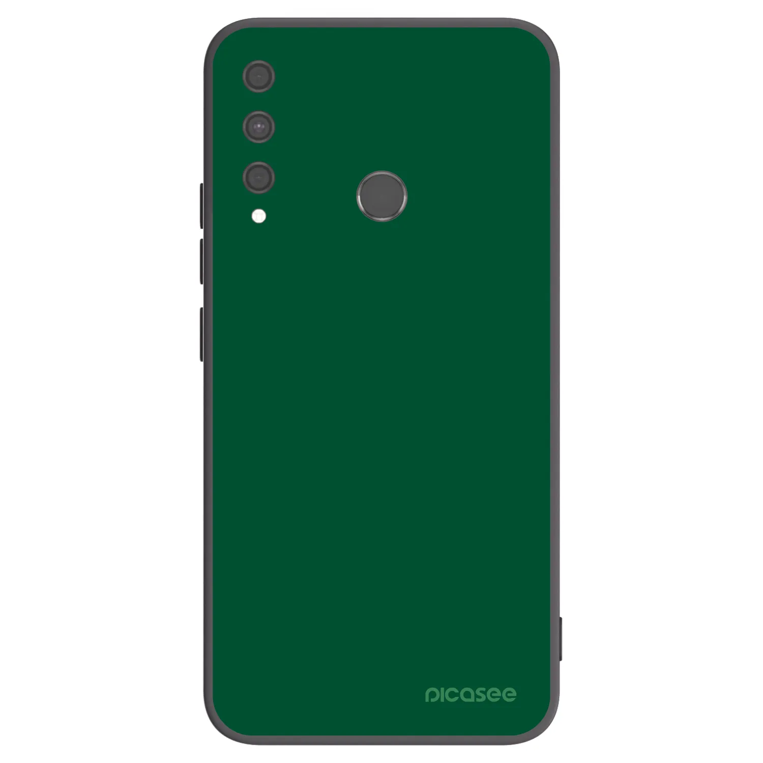 Picasee Huawei P40 Lite E Hülle - Schwarzes Silikon - Green Gleam