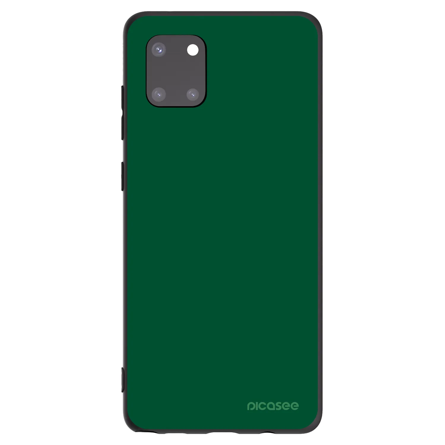 Picasee Samsung Galaxy Note 10 Lite N770F Hülle - Schwarzes Silikon - Green Gleam