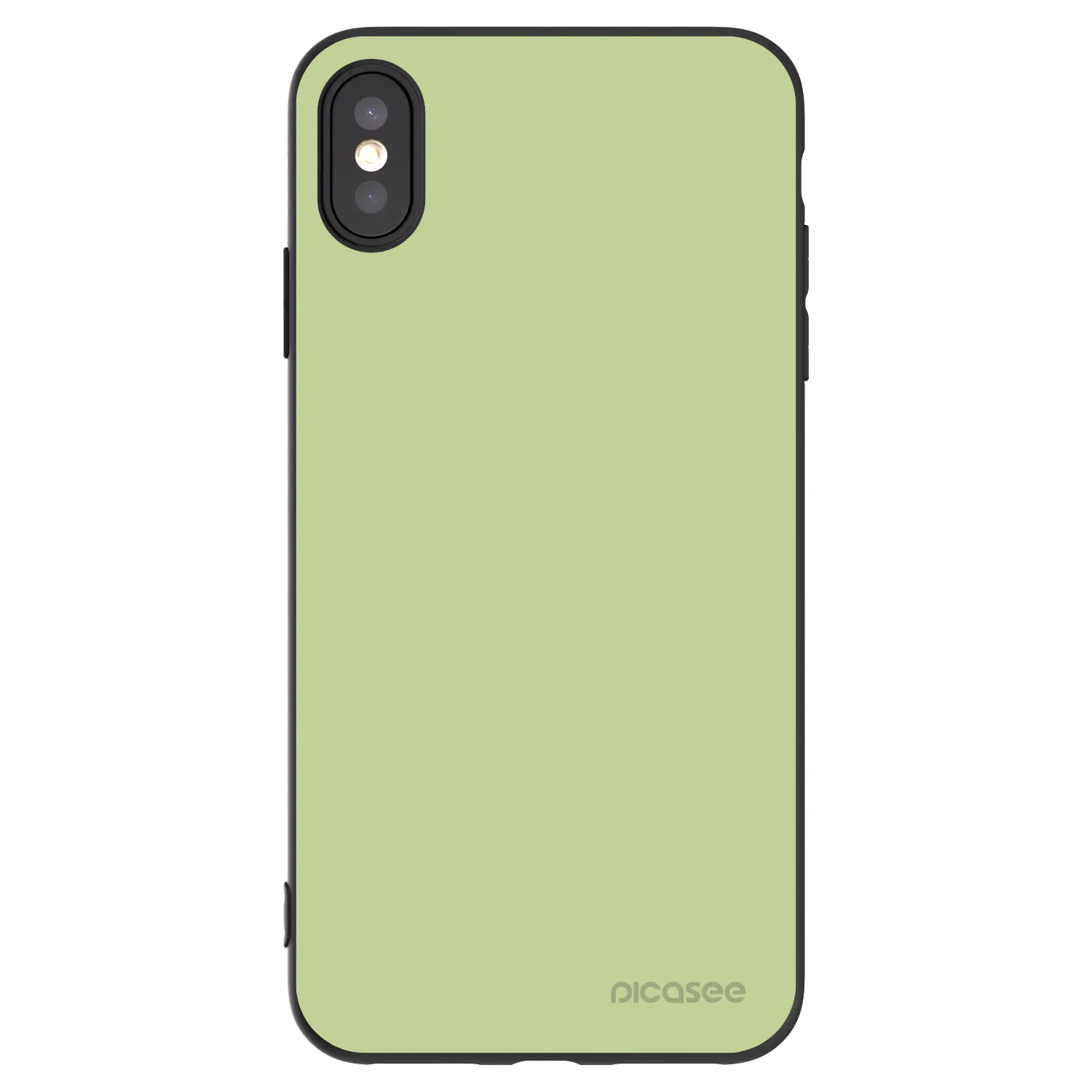 Picasee Apple iPhone XS Max Hülle - Schwarzes Silikon - Heavenly Hints