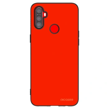 Picasee Realme 5 Hülle - Schwarzes Silikon - Maranello Red