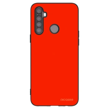 Picasee Realme 5 Hülle - Schwarzes Silikon - Maranello Red