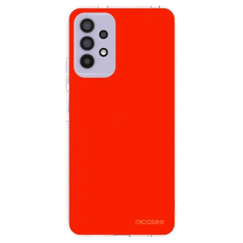 Picasee Samsung Galaxy A32 4G SM-A325F Hülle - Transparentes Silikon - Maranello Red