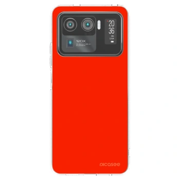 Picasee Xiaomi Mi 11 Ultra Hülle - Transparentes Silikon - Maranello Red