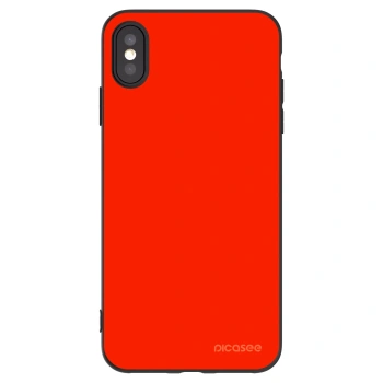 Picasee Apple iPhone XS Max Hülle - Schwarzes Silikon - Maranello Red