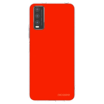 Picasee Vivo Y20s Hülle - Transparentes Silikon - Maranello Red