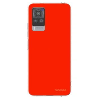 Picasee Vivo X60 Pro 5G Hülle - Transparentes Silikon - Maranello Red