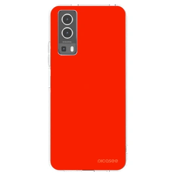 Picasee Vivo Y72 5G Hülle - Transparentes Silikon - Maranello Red