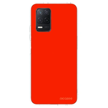 Picasee Realme 8 5G Hülle - Transparentes Silikon - Maranello Red