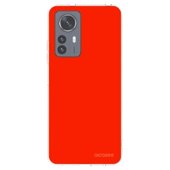 Picasee Xiaomi 12 Pro Hülle - Transparentes Silikon - Maranello Red
