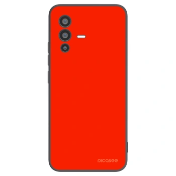 Picasee Vivo V23 5G Hülle - Schwarzes Silikon - Maranello Red