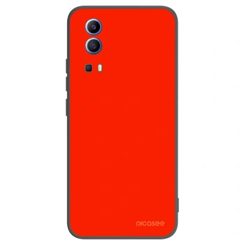 Picasee Vivo Y52 5G Hülle - Schwarzes Silikon - Maranello Red