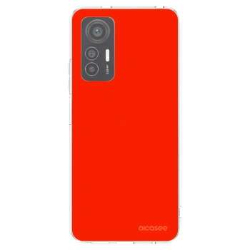 Picasee Xiaomi 12 Lite Hülle - Transparentes Silikon - Maranello Red