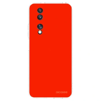 Picasee Honor 70 Hülle - Transparentes Silikon - Maranello Red
