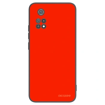 Picasee Xiaomi Poco M4 Pro Hülle - Schwarzes Silikon - Maranello Red
